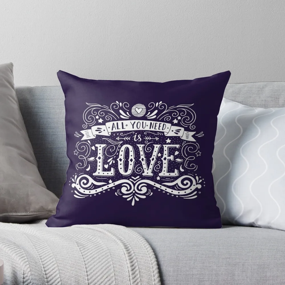 

All you need is love Throw Pillow Pillow Case Polyester Home Decora Pillowcases Throw Pillow Case kussensloop almohada poszewka