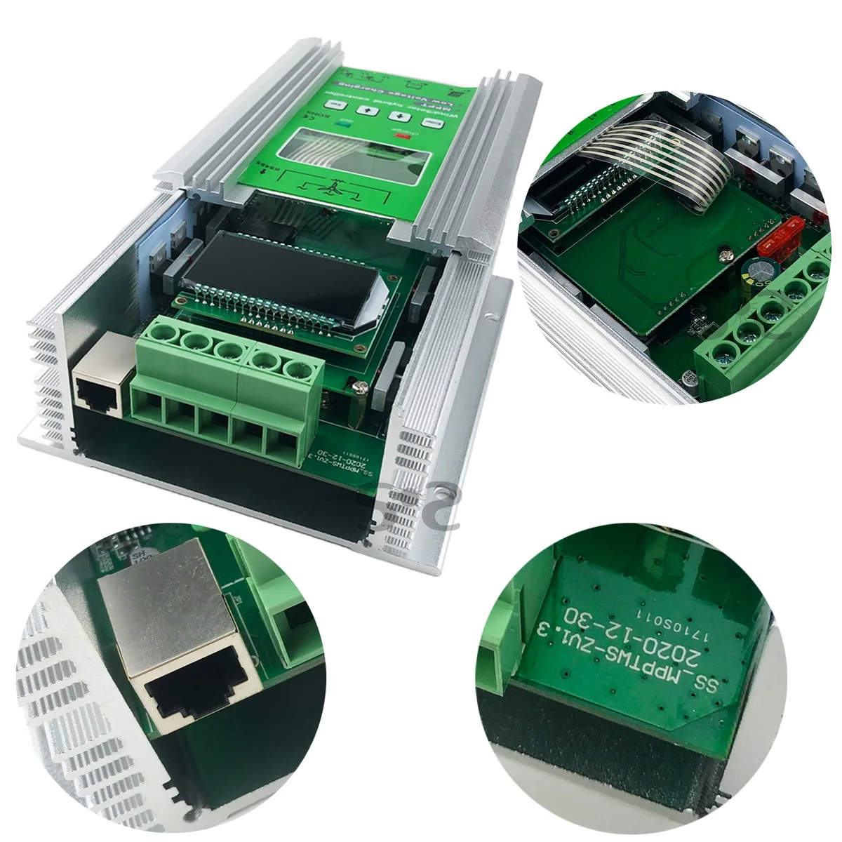 4000 Вт 2000 3000 MPPT Гибридный ветровой Солнечный контроллер заряда с WIFI GPRS Ethernet