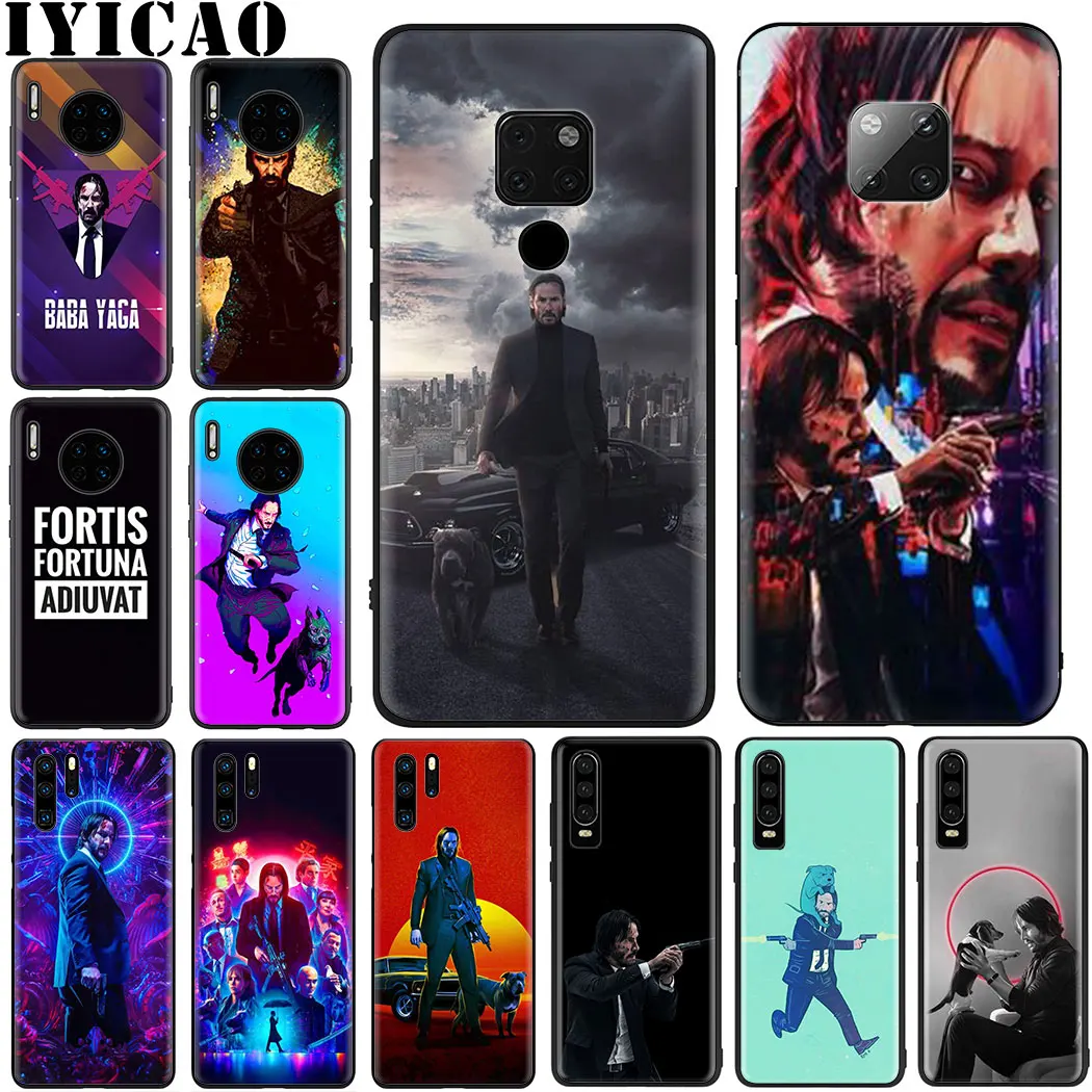 Фильм Джон фитиль мягкий чехол для huawei Y6 Y5 2017 2018 Y7 Prime Y9 2019 | Мобильные телефоны и