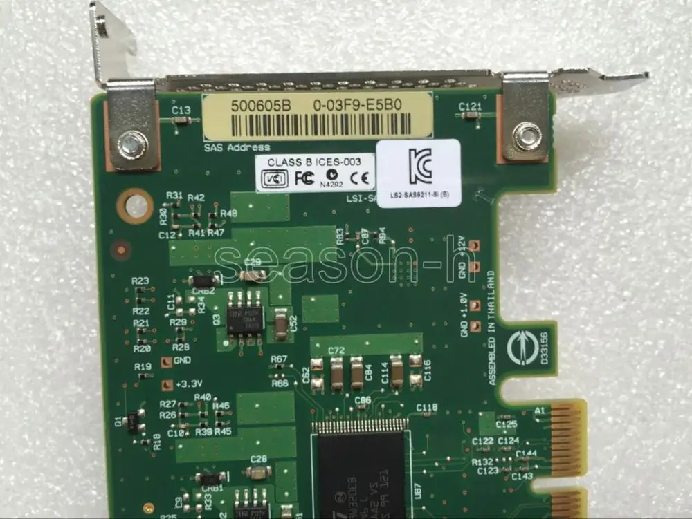 

LSI Logic Controller Card MegaRAID SAS 9211-8i 8 Port 6Gb/s HBA