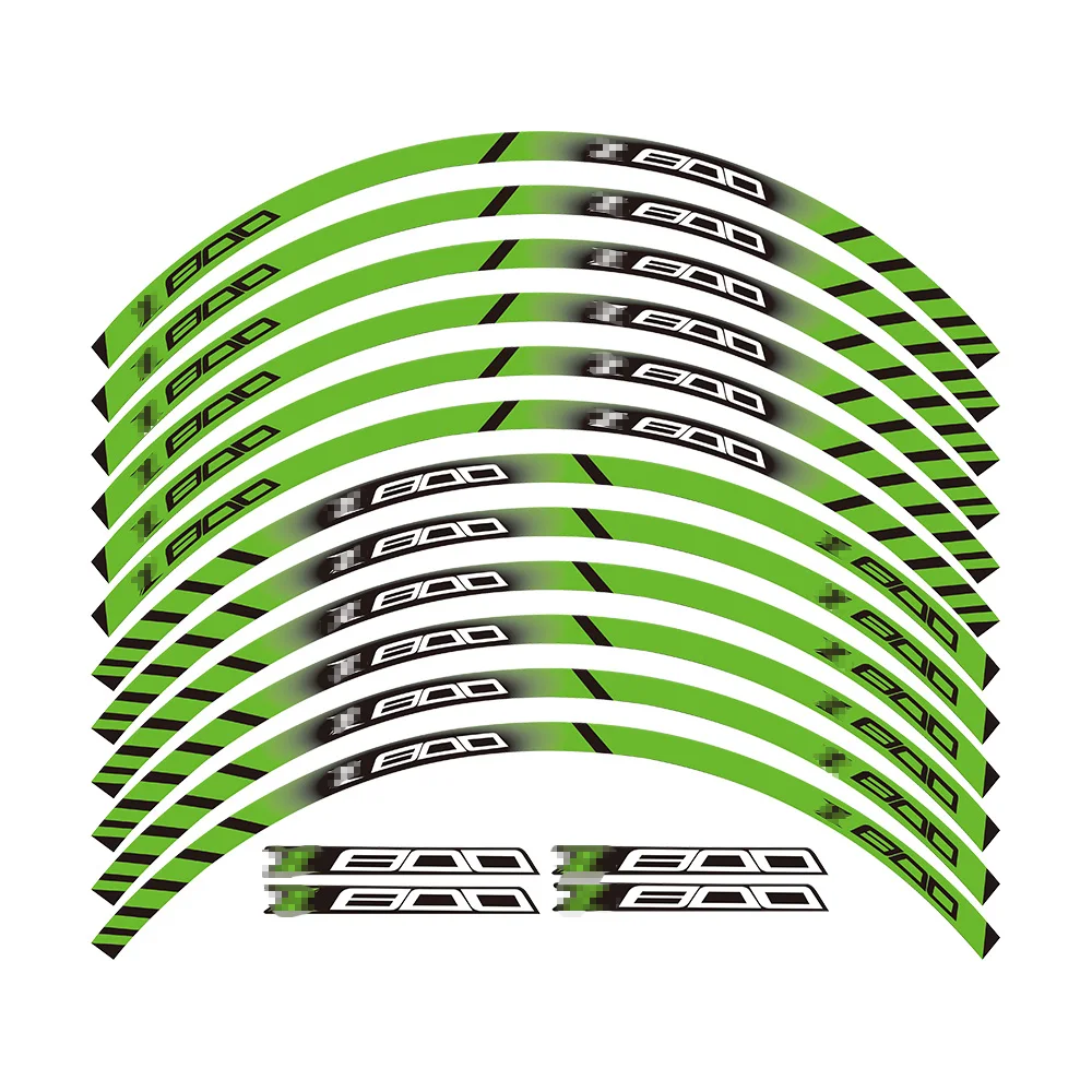 12 X наклеек с толстыми краями и внешним ободом полосатые наклейки на колеса