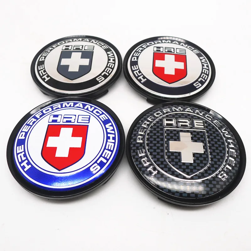 

4pcs 63mm HRE Car Wheel Center Caps Hub Rims Emblem Cover Replacement Hubcaps Auto Styling