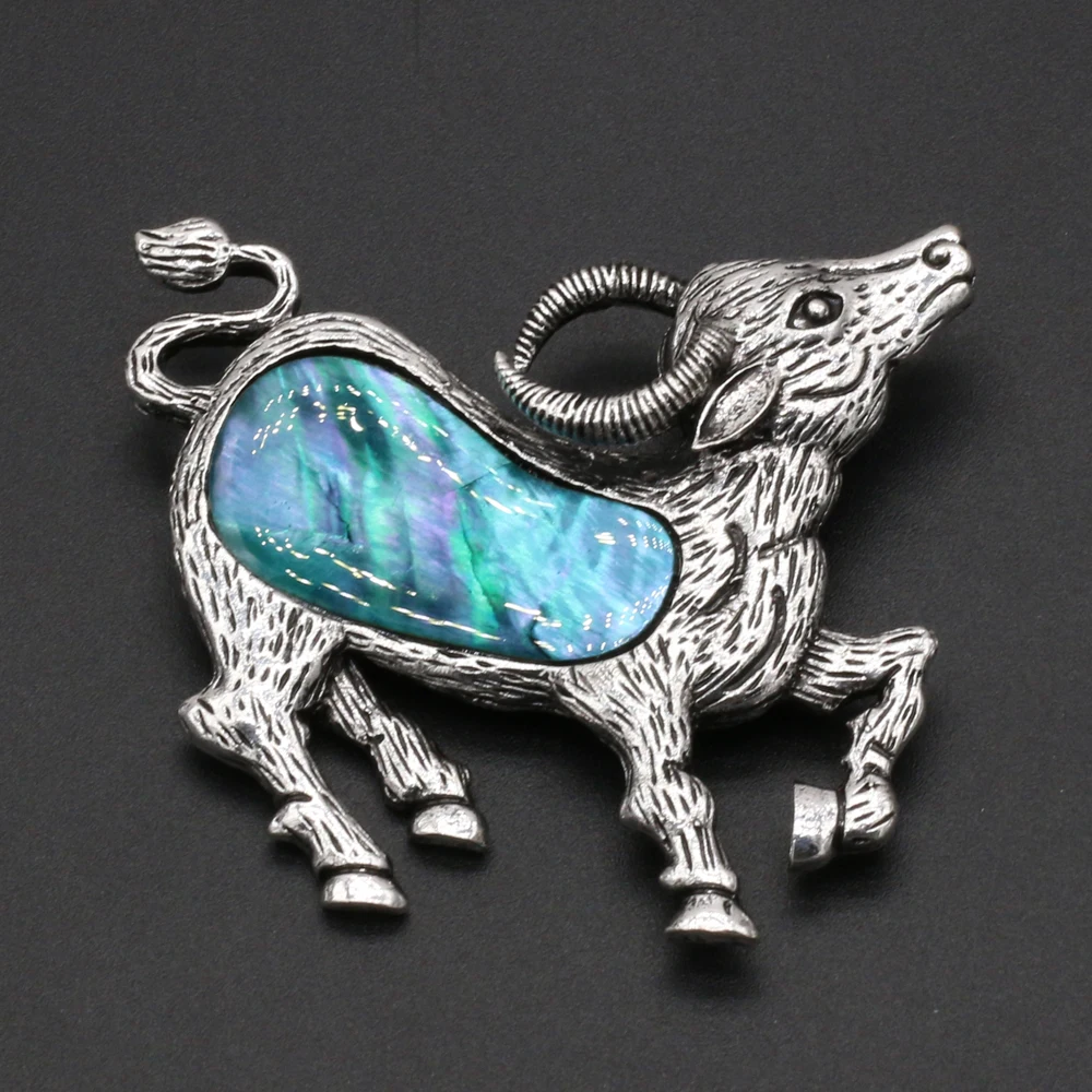 Лидер продаж брошь из натурального сплава в виде морской ракушки белая форме