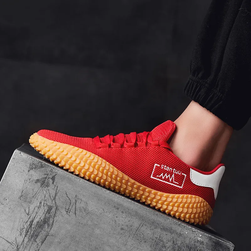 2019 летние трикотажные Мужские дышащие Сникеры легкие кроссовки для бега