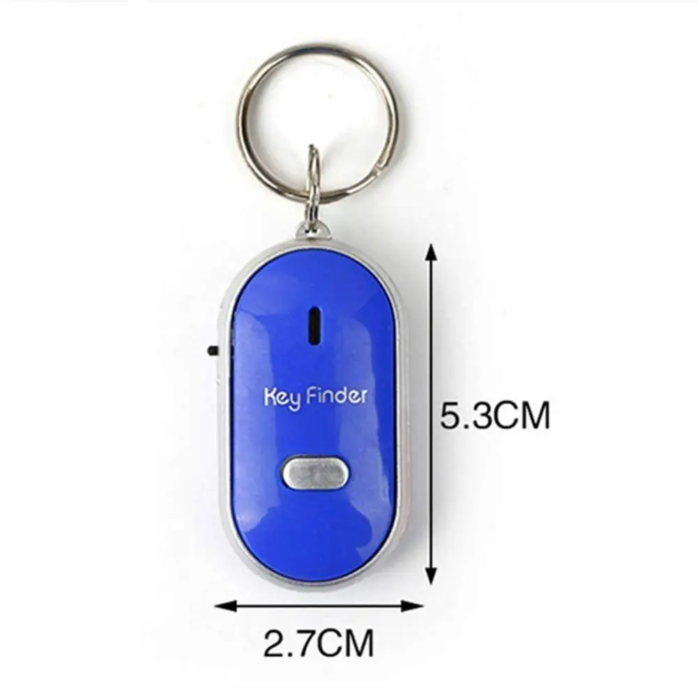 

LED Light Torch Remote Sound Control Lost Key Finder Find To Beeps Lost Keys and Locator Keychain whistle LED flashes Torch A1Y0