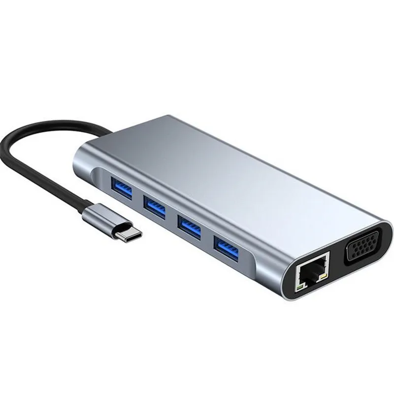 

Разветвитель 11 в 1 с USB Type-C на USB 3,0/2,0, 87 Вт