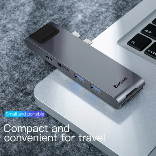 Baseus Thunderbolt C + Pro 7 In 1 Smart Hub Docking Station