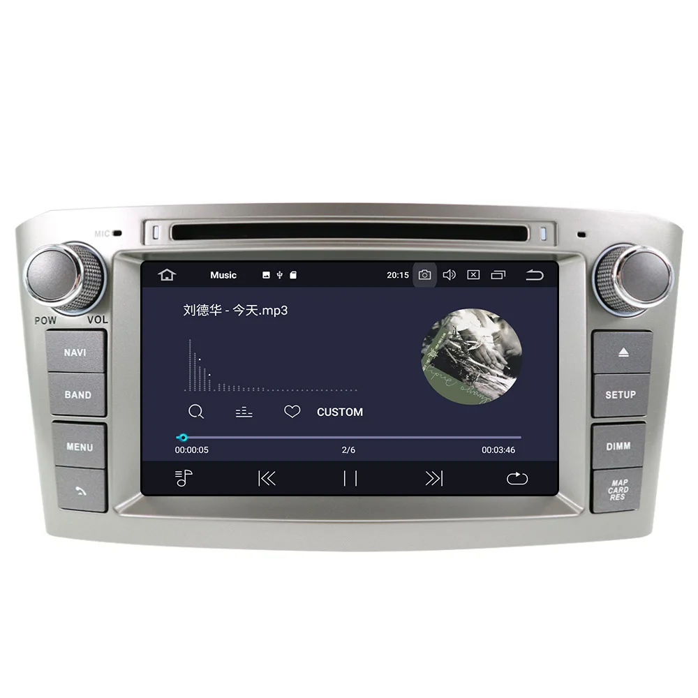 Android 9,0 Восьмиядерный автомобильный dvd-плеер для Toyota Avensis 2002-2008 T250 Автомобильный gps навигатор стерео Мультимедиа Авто головное устройство Wifi
