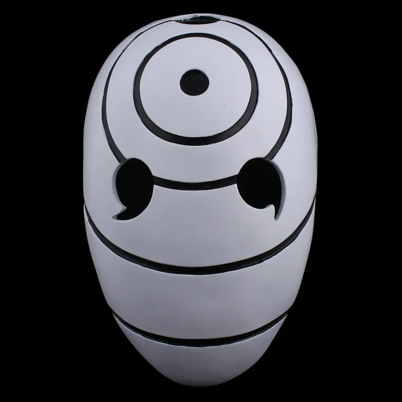 

Hot Anime Uchiha Mask Tobi Obito Akatsuki Ninja Madara Cosplay Costumes Resin Masks Halloween Three-eye Mask Gift