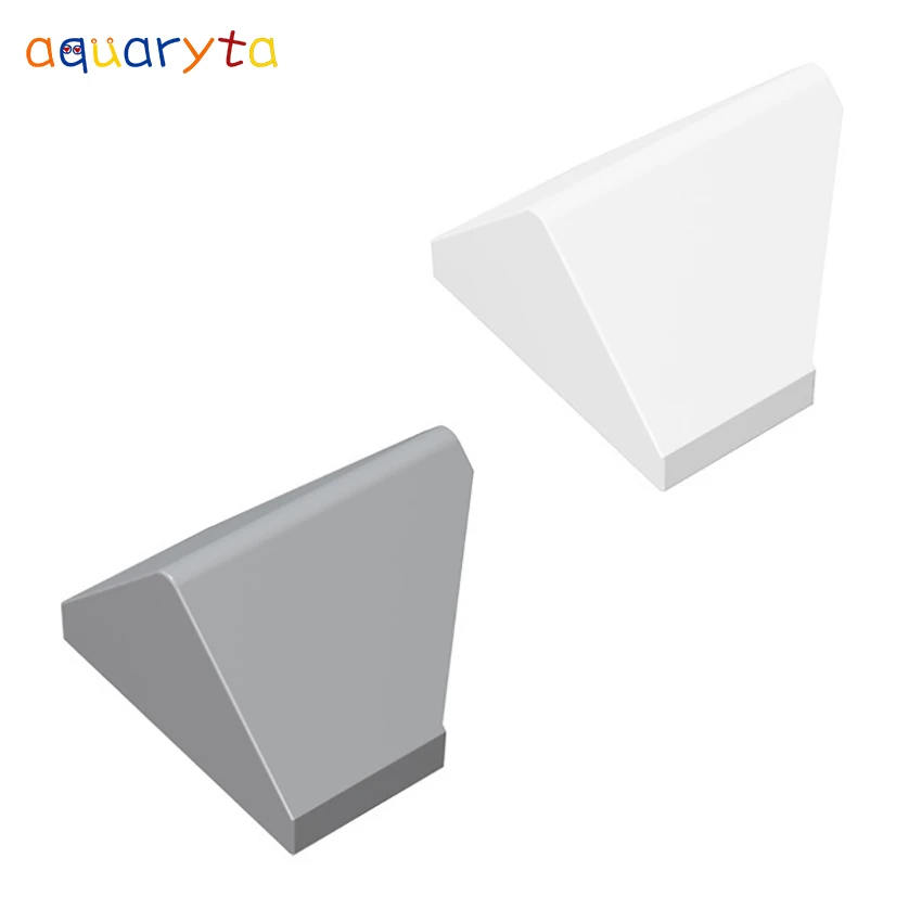 

Aquaryta 40pcs Building Blocks Part 1x2 Double-Sided Oblique Brick Compatible with 3049 DIY Technology Educational Toys for Teen