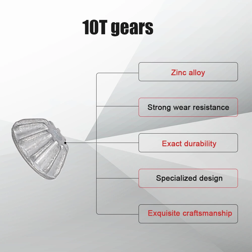 

Wltoys Differential Gears for WLtoys 1/14 144001 RC Car 10T Gear Planet Gear Zinc Alloy Gear RC Car Parts accessories