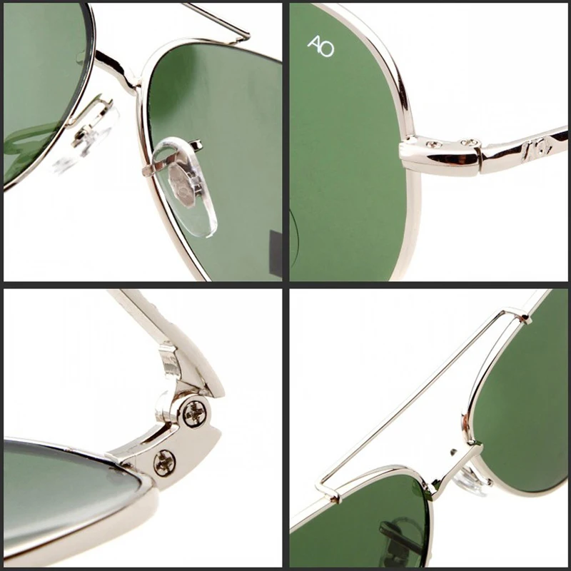 Винтажное мужское солнцезащитное стекло es Army MILITARY MacArthur Aviation Style AO General Sun glass American