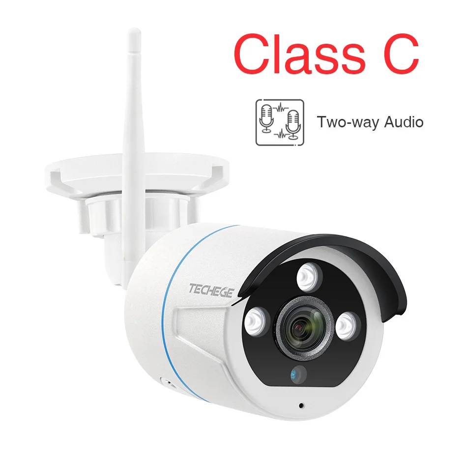 Techege 1080P Аудио беспроводная IP камера 2MP камера CCTV для беспроводной системы видеонаблюдения приложение EseeCloud или IP Pro