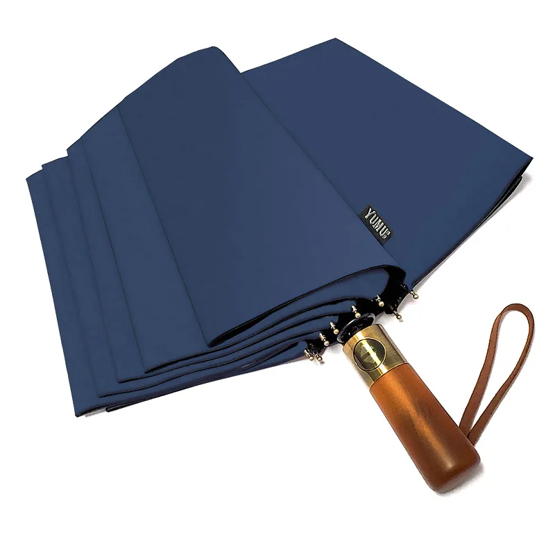 

Wooden full-automatic reverse umbrella large folding sun protection umbrella for both men and women