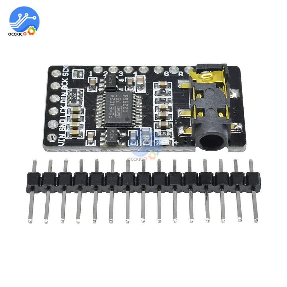 Плата декодера PCM5102, GY-PCM5102, модуль плеера IPS, интерфейс, формат плеера, цифровая звуковая плата для Raspberry