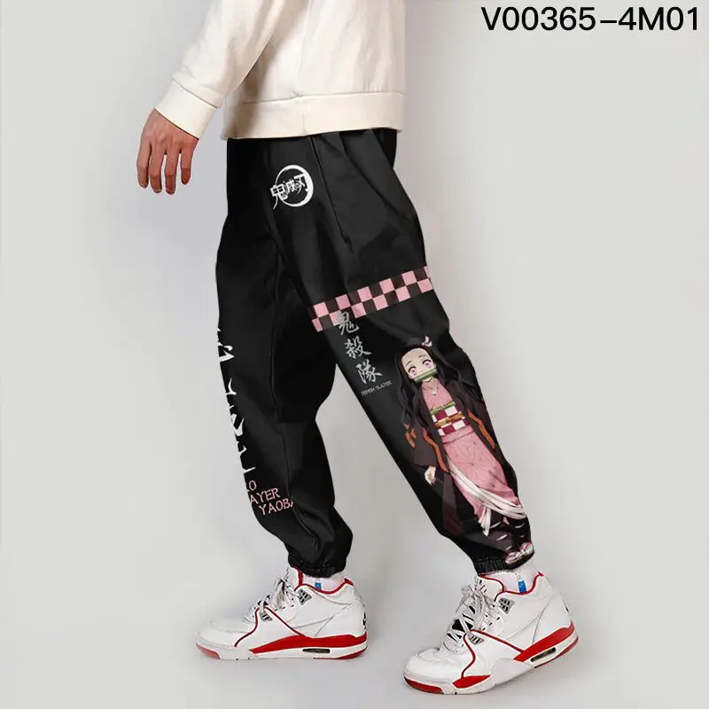 

Anime Printed Men's Pants Fashion Harajuku Streetwear Demon Slayer: Kimetsu no Yaiba Popular Cozy Cool Jogging Pants casual pant