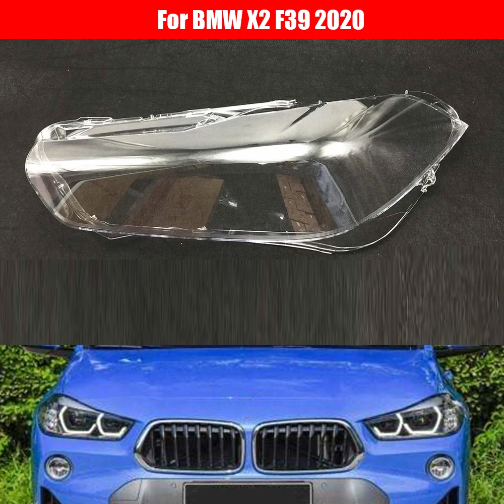 

For BMW X2 F39 2020 Headlamp Cover Car Replacement Clear Auto Shell Car Headlight Lens