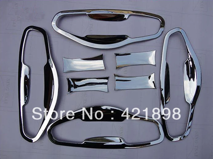 Хромированная накладка на дверную ручку для Hyundai Santa Fe 2013 2014 2015 2016 ABS|Хромирование|