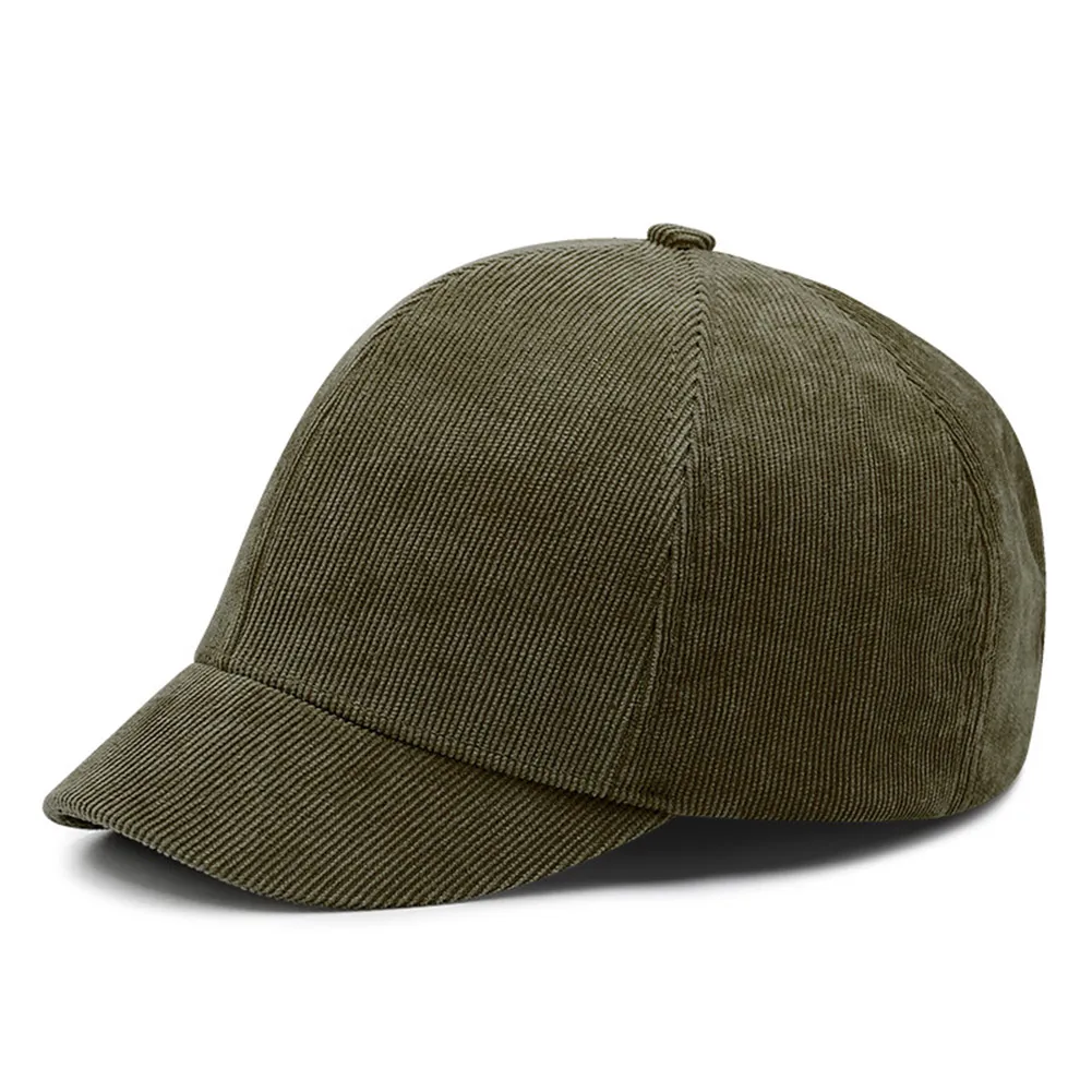 Новые мужские и женские вельветовые бейсболки с регулируемым ремешком сзади