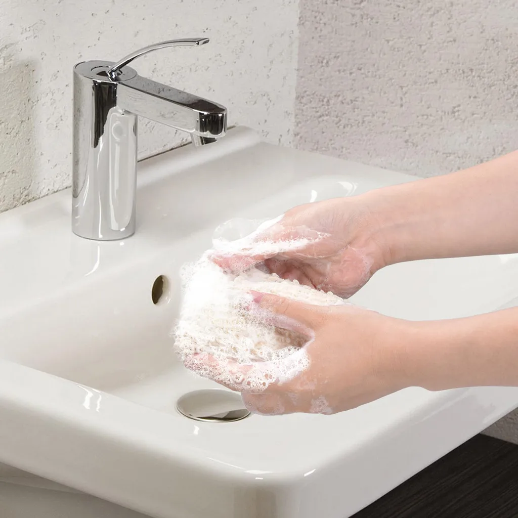 4 шт. мыло чехол Ванная комната магазин сумок в блистерной упаковке сетка