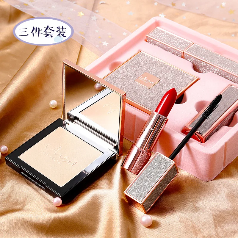 Набор для макияжа Ангел соблазнительная пудра помады с микро сверлом в форме