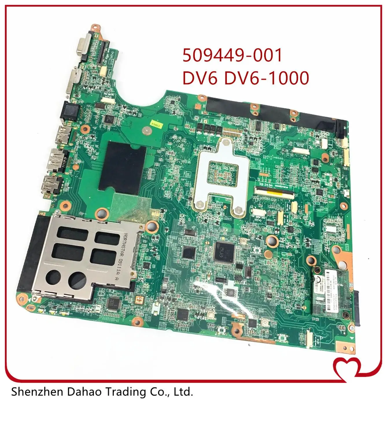 

578376-001 Laptop motherboard for HP Pavilion DV6 DV6-1000 GM45 DDR3 tested working