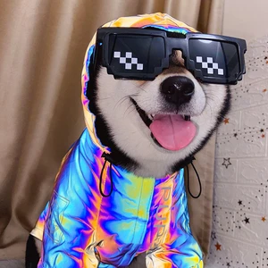 POP IN Dog Clothes Pet Dogs Hoodie For Dog Coat Waterproof Reflective Clothing For Large Small Dogs Puppy Jacket Pug Ski-Wear