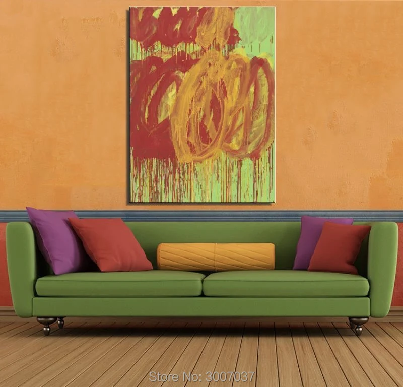 Cy Twombly натюрморт Классическая Ручная роспись холст масляная живопись настенное