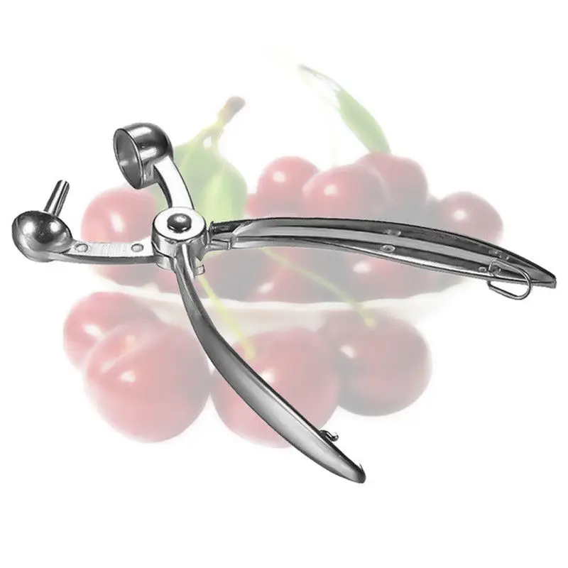 

1pc Cherry Olive Pitter Stoner Pits Seed Fruit Remover Core Easy Squeeze Stone Tool Aluminum Alloy Kitchen Tools & Gadgets