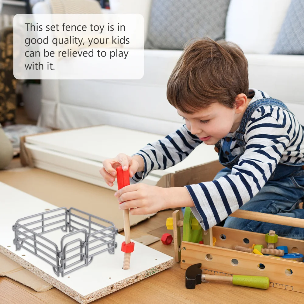 

1 Set/12pcs Corral Fencing Panel Accessories Fence Toys Mini Decor