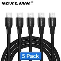 voxlink micro usb cable 2 4a phone fast usb cord charge for xiaomi redmi note5 micro charger data cable for samsung usb cord