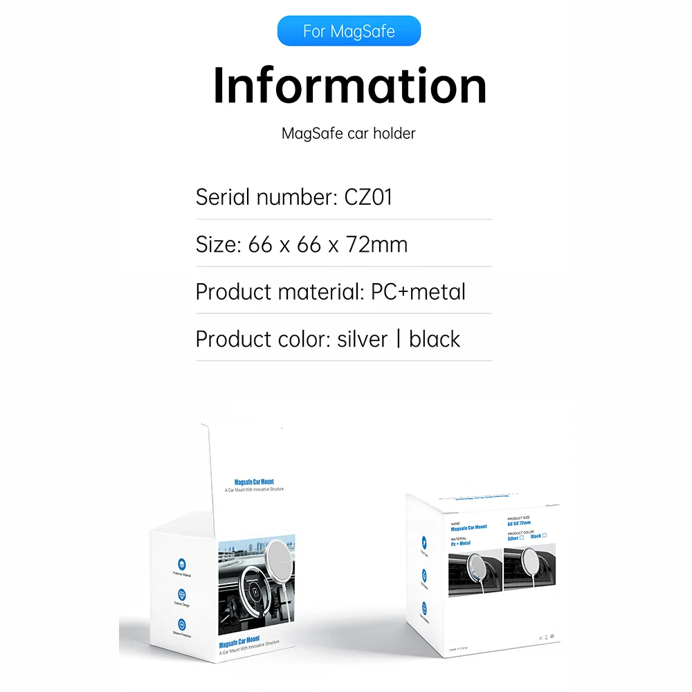 

Mini Magnetic Car Wireless Charging Bracket for iPhone 12 Pro Max Wireless Charger Stand Car Dashboard Fast Charging Holder