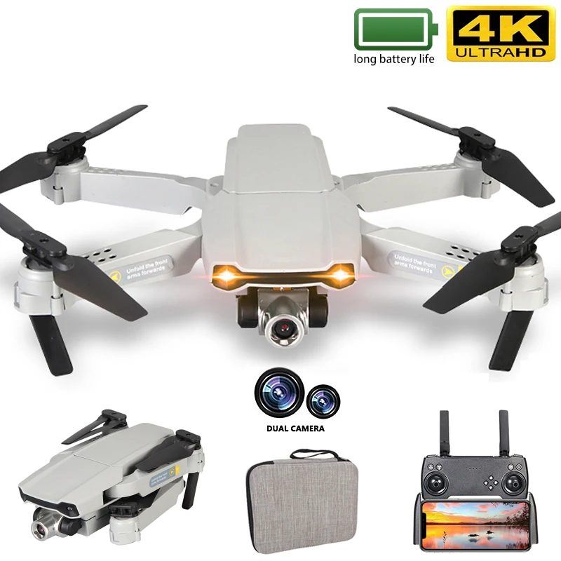 

Мини-Дрон 4K с двойной HD-камерой, 2,4 ГГц