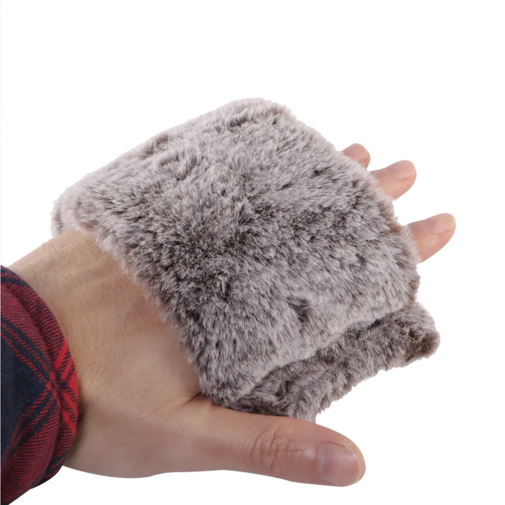 Мягкий плюшевый чехол для телефона милый Модный зимний ударопрочный Меховой Xiaomi