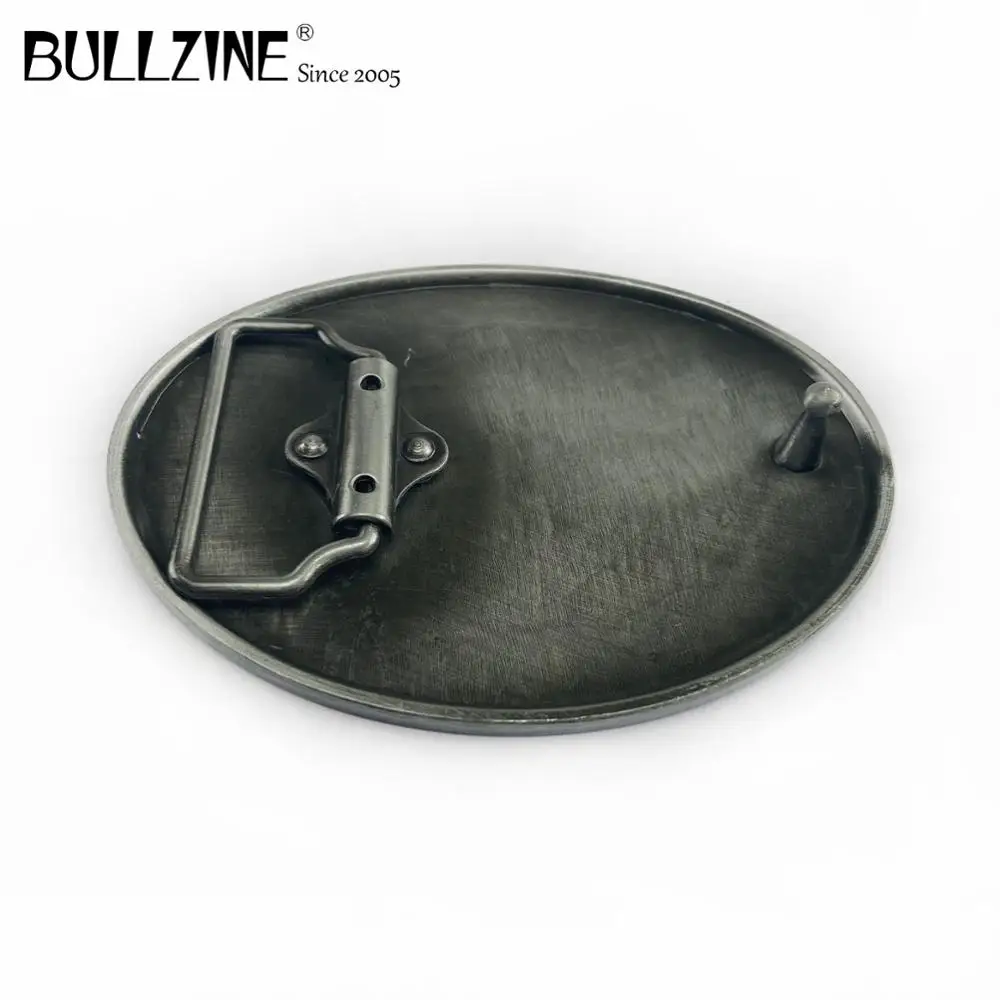 В Bullzine ковбойские пряжки ремня с оловянной отделкой FP 02470 подходит для детей на