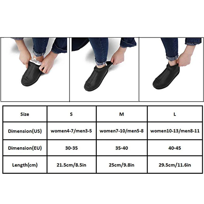 Чехлы для обуви с защитой от дождя силиконовый чехол спорта на открытом воздухе