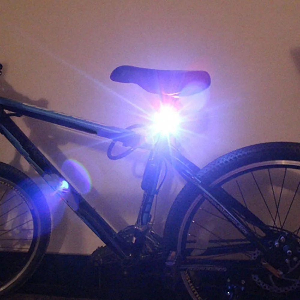 Фонарь велосипедный светодиодный передний/задний 1 шт. | Спорт и развлечения