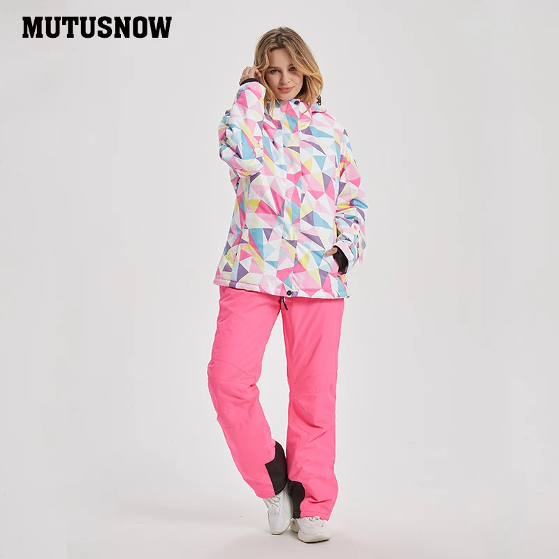Новинка 2020 Высококачественная зимняя куртка для сноуборда женский лыжный костюм