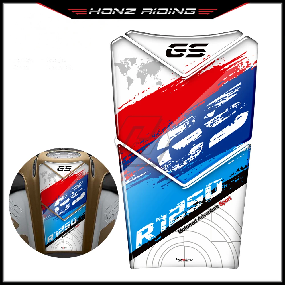 

For BMW R1250GS Adventure 2019-2020 3D Resin Motorcycle Gas Tank Pad Protector