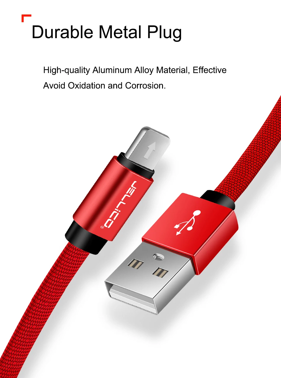Jellico 1 м 3A светодиодный usb-кабель зарядное устройство для iPhone 11 Pro XS MAX XR X 8 7 6S 6 Plus 5 5S шнур для быстрой зарядки мобильного телефона