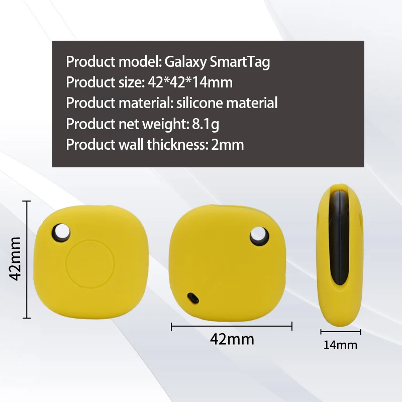 Чехол-брелок для Samsung Galaxy SmartTag защитный чехол смарт-метки | Электроника