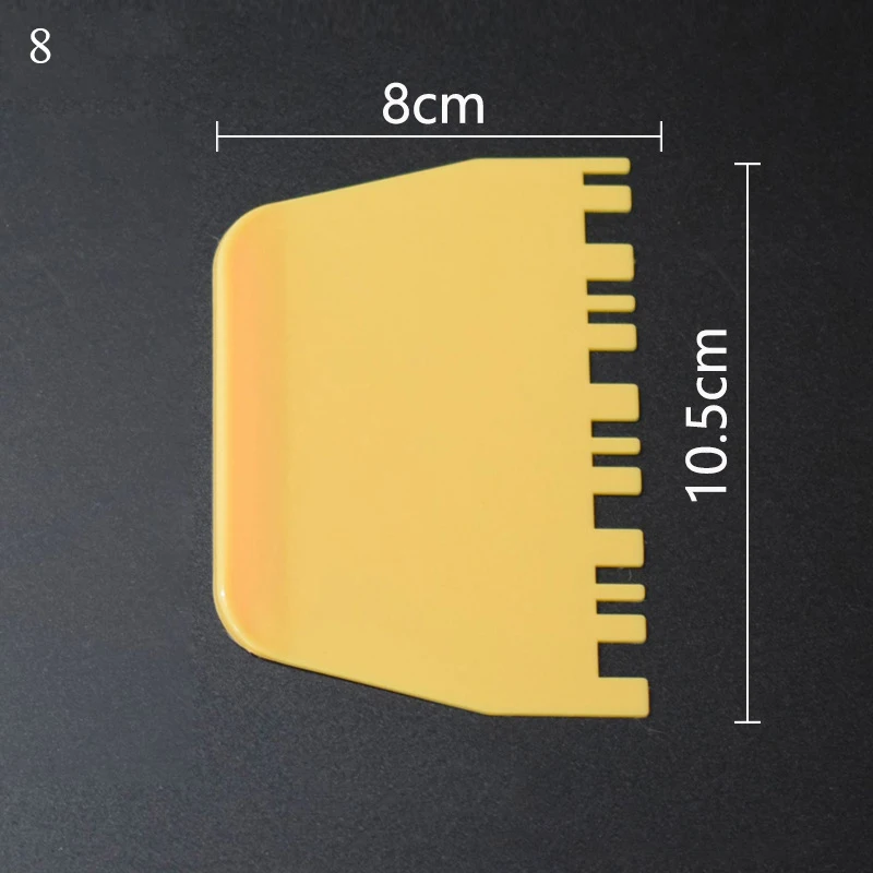 

New Cake Cutter Plastic Scraper Blade Spatulas Dough Scraper Batter Fashion Kitchen Gadgets Baking Tools Home Baking Cake