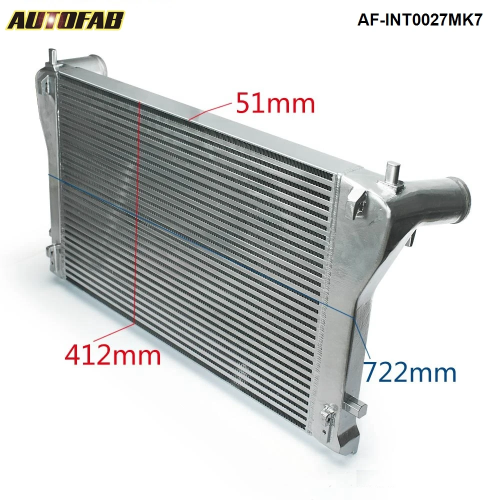 Алюминиевый турбоохладитель для AUDI 13 + A3/S3/VW 14 GOLF GTI R MK7 EA888 1 8 T 2 0 TSI|tsi intercooler|intercooler