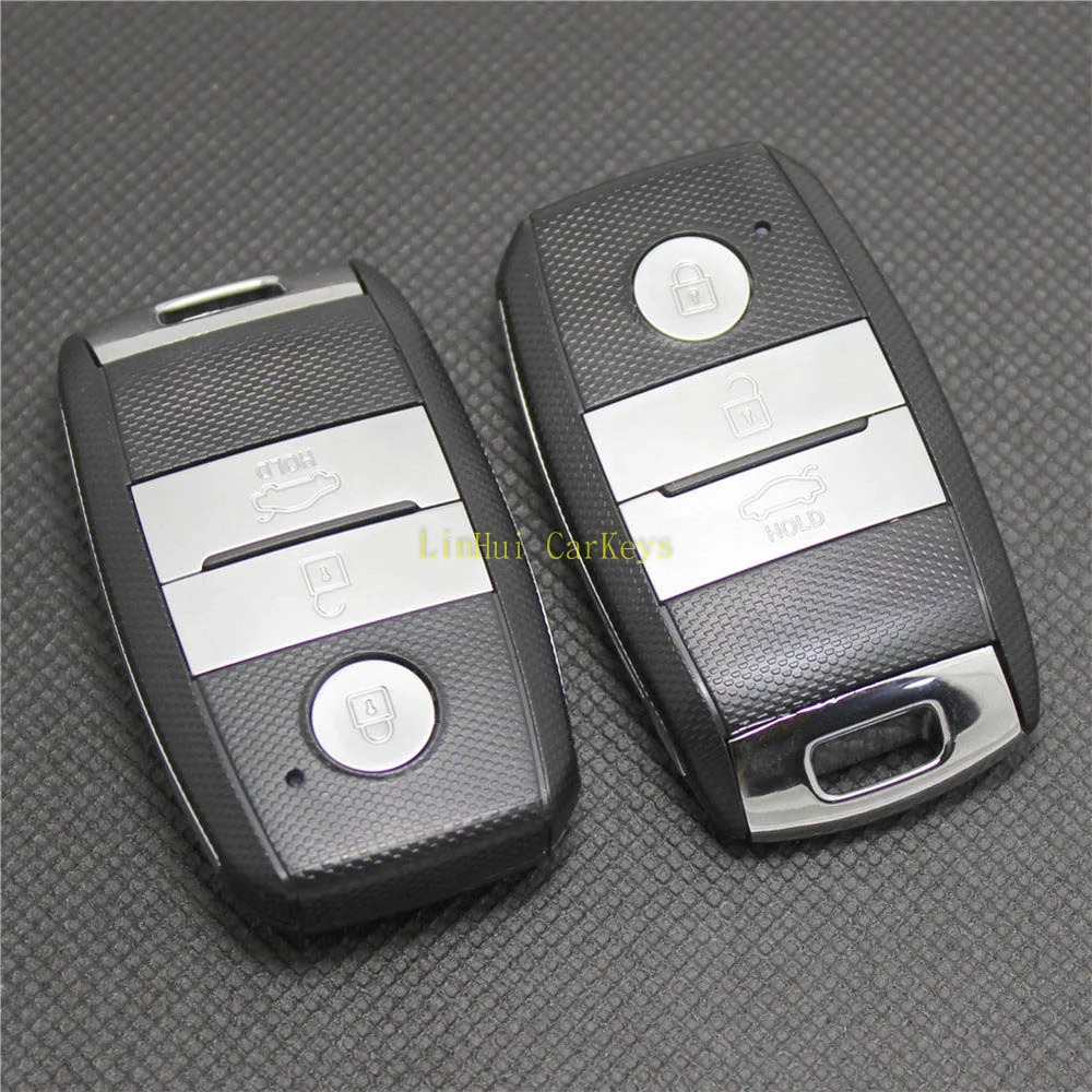 PINECONE Чехол для автомобильного ключа для KIA K3 K5 Smart Key 4 кнопки Uncut латунный клинок пустой корпус для дистанционного ключа чехол 1 шт
