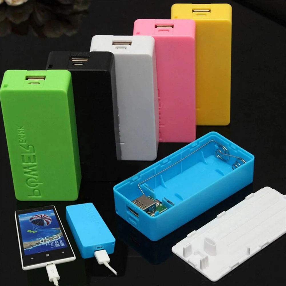 Фото 5600mAh DIY 2X 18650 USB Power Bank Box Battery Charger Case For iPhone Smart Phone MP3 Electronic Mobile Charging 5600mAh DIY 2X 18650 USB Power Bank Box Battery Charger Case For iPhone Smart Phone MP3 Electronic Mobile Charging