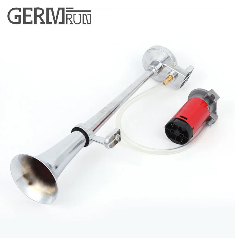 

Universal 17inch 150DB Loud Car Air Horn 12V/24V Single Trumpet Compressor Bocina for Trucks Cars Automobiles Dropship HR-3301