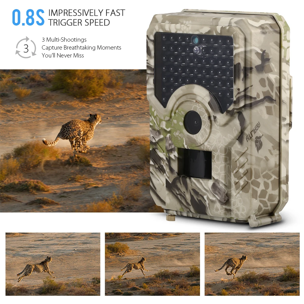 12MP 1080P Trail Камера охоты наружная дикая природа скаутская с PIR Сенсор 65ft