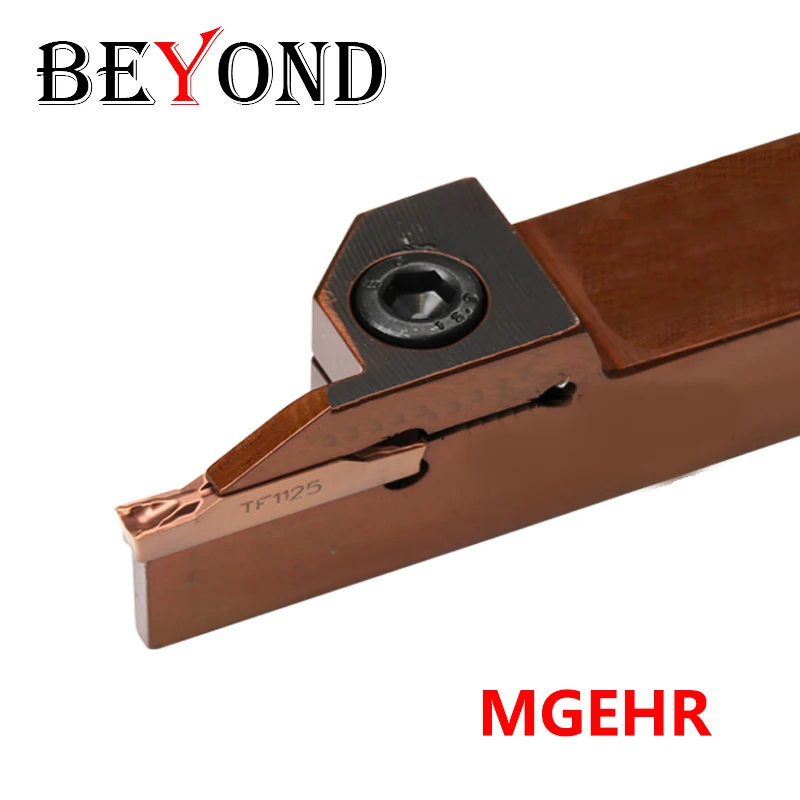 BEYOND Большая глубина резания MGEHR Токарно-карусельный станок Держатель инструмента для обработки канавок MGEHR1212 MGEHR1616 T12 T13 T18 T16 T20 Режущий хвостовик с ЧПУ