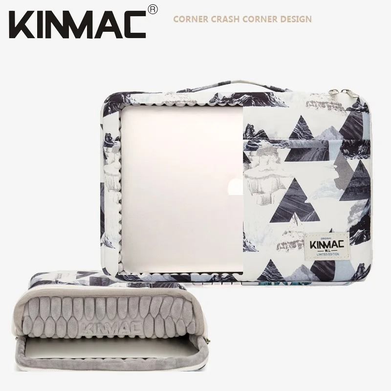 

Shockproof Brand Kinmac Handbag Sleeve Case Laptop Bag 12,13,14,15,15.6 Inch For MacBook Air Pro M1-2 Notebook PC Dropship KS030