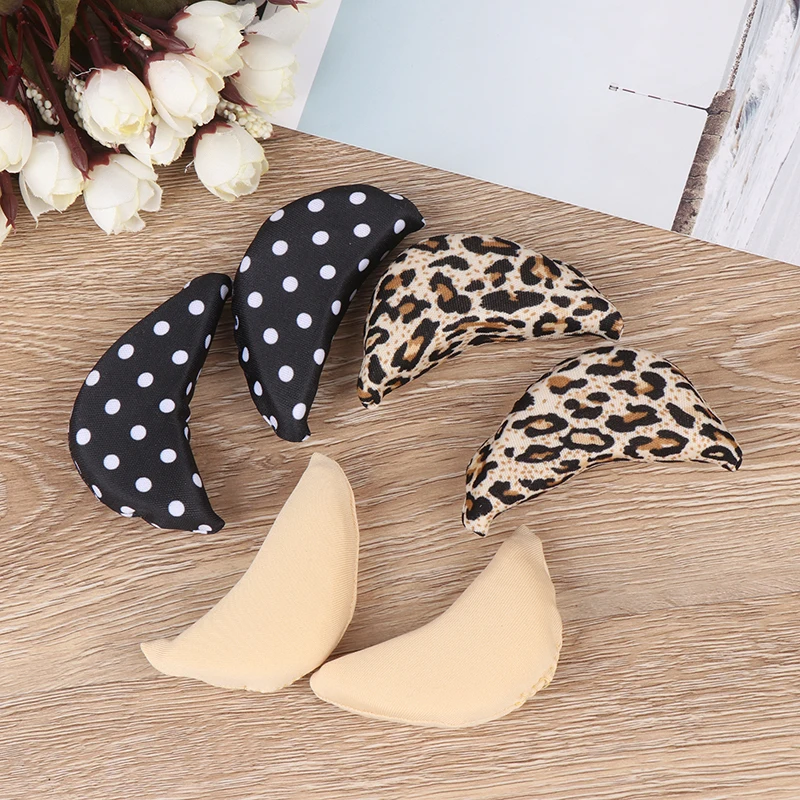 

1Pair Forefoot Insert Toe Plug Shoes Adjustment Half Forefoot Cushion Anti-pain Toe Front Filler Sponge Toe Shoes Accessories